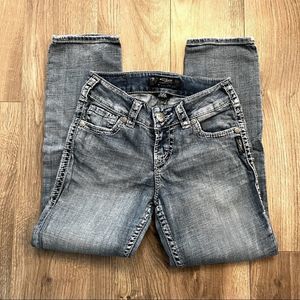 Silver suki capri jeans
